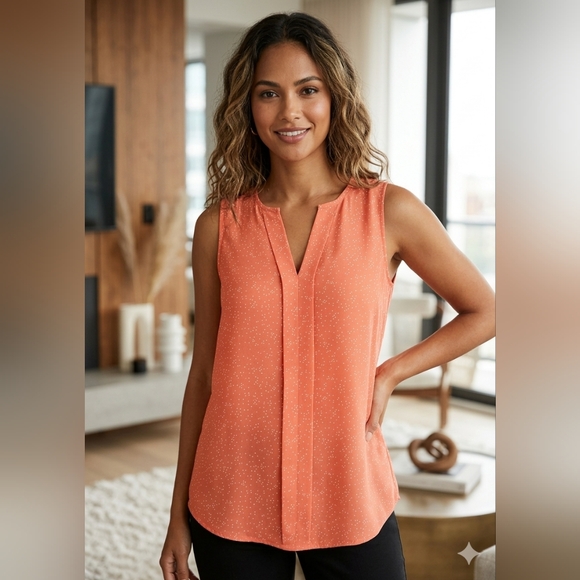 Maurices Tops - Maurices Coral Sleeveless Blouse